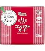 Amazon.co.jp: エリス 素肌のきもち ルナフィット 羽つき 23cm 20枚 超
